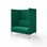 Sofa Platinum Highback Charge 2-seter H150