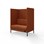 Sofa Platinum Highback Charge 2-seter H150