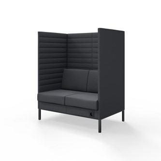 Sofa Platinum Highback Charge 2-seter H150