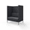 Sofa Platinum Highback Charge 2-seter H150