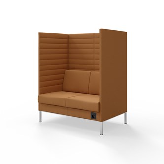 Sofa Platinum Highback Charge 2-seter H150