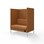 Sofa Platinum Highback Charge 2-seter H150