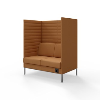 Sofa Platinum Highback Charge 2-seter H150