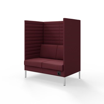 Sofa Platinum Highback Charge 2-seter H150