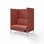 Sofa Platinum Highback Charge 2-seter H150