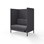 Sofa Platinum Highback Charge 2-seter H150