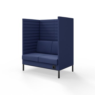 Sofa Platinum Highback Charge 2-seter H150
