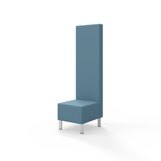 Modulsofa Snake 50 metallben sh 43 høy rygg