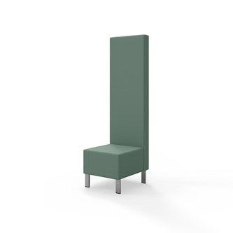 Modulsofa Snake 50 metallben sh 43 høy rygg