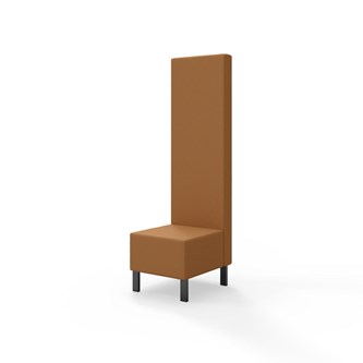 Modulsofa Snake 50 metallben sh 43 høy rygg