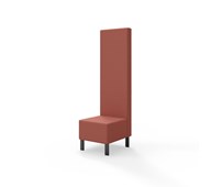 Modulsofa Snake 50 metallben sh 43 høy rygg