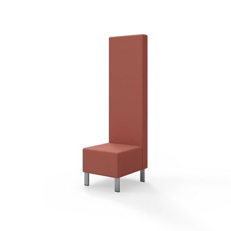 Modulsofa Snake 50 metallben sh 43 høy rygg