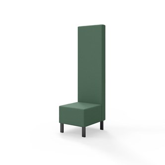 Modulsofa Snake 50 metallben sh 43 høy rygg