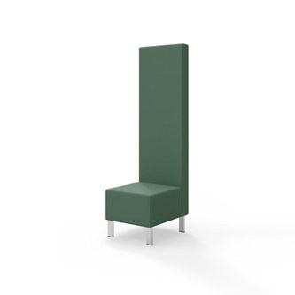 Modulsofa Snake 50 metallben sh 43 høy rygg