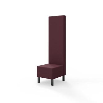 Modulsofa Snake 50 metallben sh 43 høy rygg
