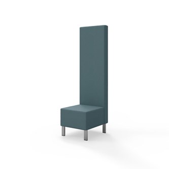 Modulsofa Snake 50 metallben sh 43 høy rygg