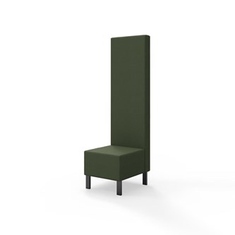 Modulsofa Snake 50 metallben sh 43 høy rygg
