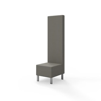 Modulsofa Snake 50 metallben sh 43 høy rygg