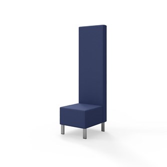 Modulsofa Snake 50 metallben sh 43 høy rygg