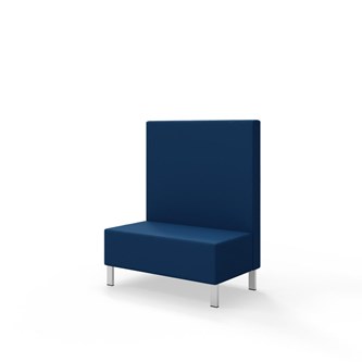 Modulsofa Snake 100 metallben sh 43 medium rygg
