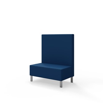 Modulsofa Snake 100 metallben sh 43 medium rygg