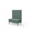 Modulsofa Snake 100 metallben sh 43 medium rygg