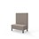 Modulsofa Snake 100 metallben sh 43 medium rygg