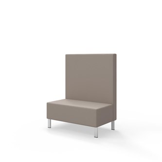 Modulsofa Snake 100 metallben sh 43 medium rygg