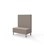 Modulsofa Snake 100 metallben sh 43 medium rygg