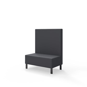 Modulsofa Snake 100 metallben sh 43 medium rygg