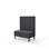 Modulsofa Snake 100 metallben sh 43 medium rygg