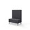 Modulsofa Snake 100 metallben sh 43 medium rygg
