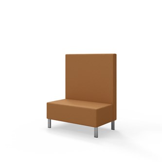 Modulsofa Snake 100 metallben sh 43 medium rygg