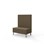Modulsofa Snake 100 metallben sh 43 medium rygg