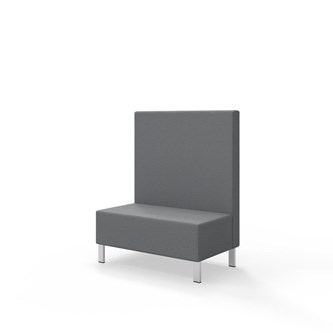 Modulsofa Snake 100 metallben sh 43 medium rygg