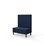Modulsofa Snake 100 metallben sh 43 medium rygg