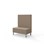 Modulsofa Snake 100 metallben sh 43 medium rygg