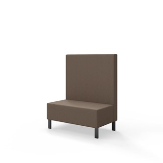 Modulsofa Snake 100 metallben sh 43 medium rygg