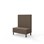 Modulsofa Snake 100 metallben sh 43 medium rygg