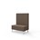 Modulsofa Snake 100 metallben sh 43 medium rygg