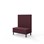 Modulsofa Snake 100 metallben sh 43 medium rygg