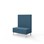 Modulsofa Snake 100 metallben sh 43 medium rygg