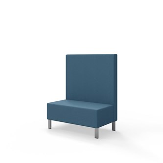 Modulsofa Snake 100 metallben sh 43 medium rygg