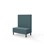 Modulsofa Snake 100 metallben sh 43 medium rygg