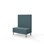 Modulsofa Snake 100 metallben sh 43 medium rygg