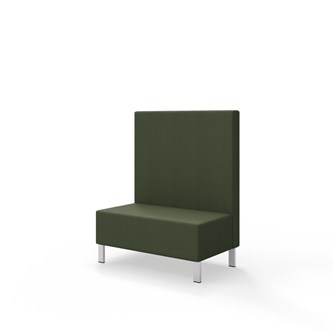 Modulsofa Snake 100 metallben sh 43 medium rygg