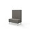 Modulsofa Snake 100 metallben sh 43 medium rygg