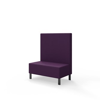Modulsofa Snake 100 metallben sh 43 medium rygg