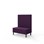 Modulsofa Snake 100 metallben sh 43 medium rygg