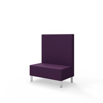 Modulsofa Snake 100 metallben sh 43 medium rygg